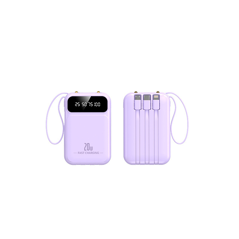 Sạc Dự Phòng Sạc Nhanh 20W Tích Hợp 4 Dây Zovix (5000 - 20000mAh) - Ảnh 6