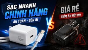 củ sạc nhanh chính hãng