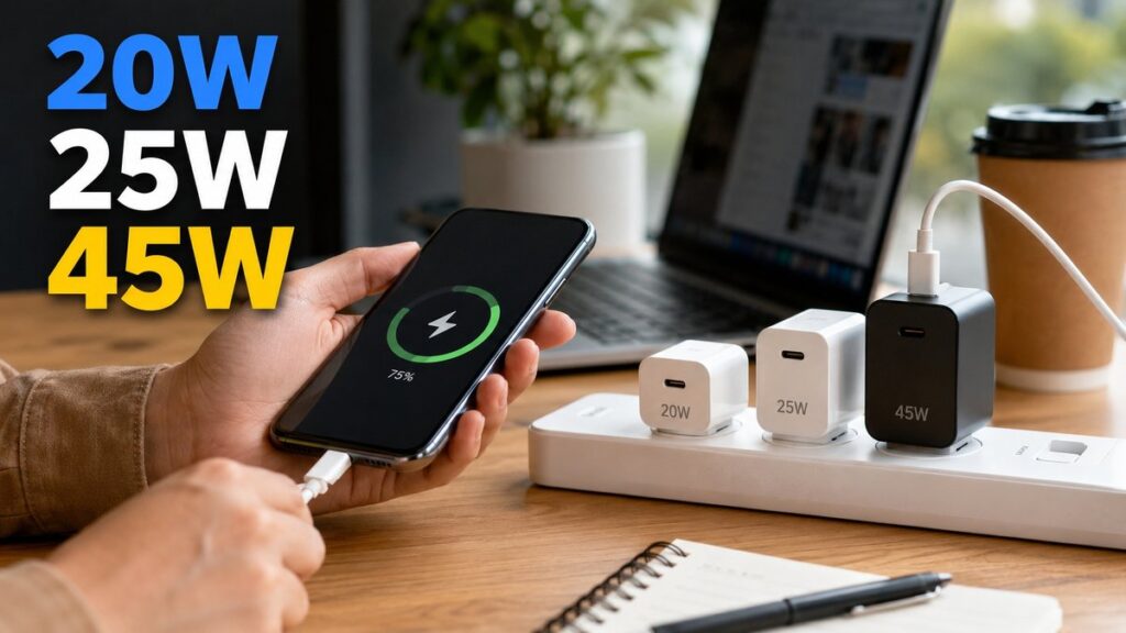 củ sạc nhanh 20w 25w 45w