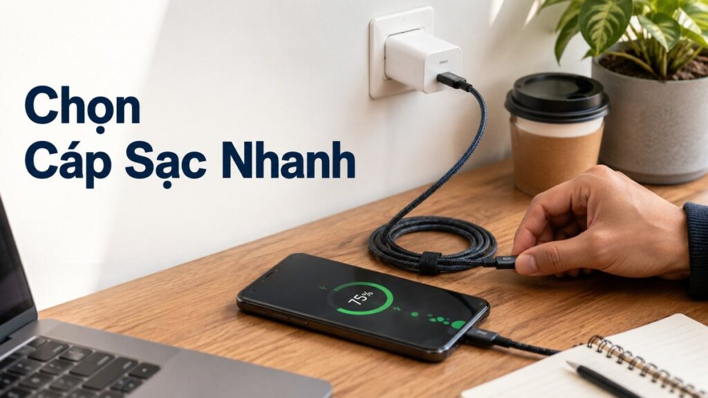 cáp sạc nhanh