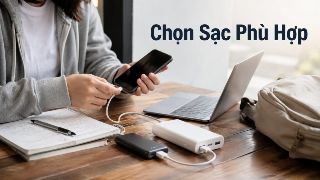 sạc dự phòng cho học sinh sinh viên